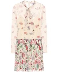 RED Valentino Minikleid aus Musselin - Weiß