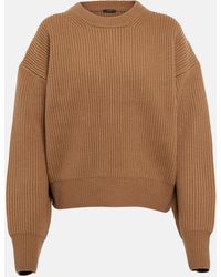 JOSEPH Ribbed-knit Wool Sweater - Brown