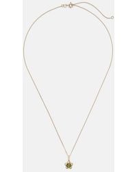 STONE AND STRAND - Kensington 14Kt Necklace With Peridot - Lyst