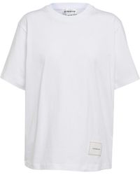 Victoria Beckham Cotton Jersey T-shirt - White