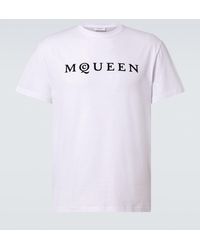 McQueen - T-Shirt With Logo - Lyst