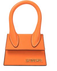 Jacquemus Le Chiquito Leather Tote - Orange