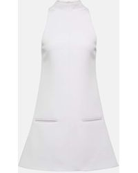 Courreges - Vestido Corto Heritage Con Logo - Lyst