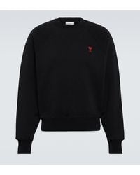 Ami Paris - Ami De Cour Cotton Jersey Sweatshirt - Lyst