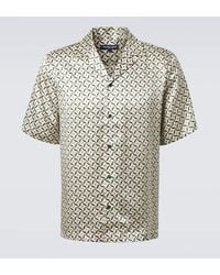 Frescobol Carioca - Bedrucktes Hemd Roberto Aus Seide - Lyst