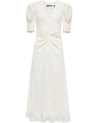 ROTATE BIRGER CHRISTENSEN Bridal Sierna Lace Midi Dress - White