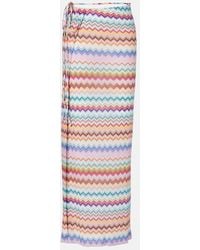 Missoni - Zigzag Lame Wrap Skirt - Lyst
