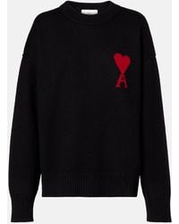 Ami Paris - Ami De Cour Virgin Wool Sweater - Lyst