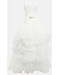 Vivienne Westwood - Bridal Bestickte Robe Princess aus Tuell - Lyst