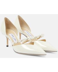 Jimmy Choo - Aurelie Pumps With Crystal Embellishments - Lyst
