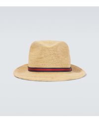 Borsalino - Argentina Crochet Straw Panama Hat - Lyst
