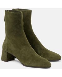 Aquazzura - Ankle Boots Saint Honore 50 Aus Veloursleder - Lyst