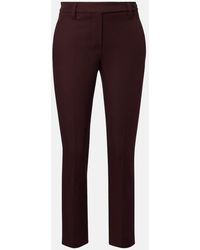 Brunello Cucinelli - Pantalones Slim En Mezcla De Algodon Con Cuentas Monili - Lyst