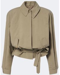 Magda Butrym - Belted Cotton Jacket - Lyst