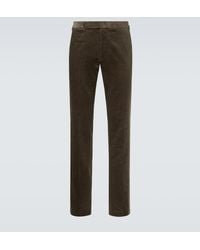 Ralph Lauren - Cotton Corduroy Slim Pants - Lyst