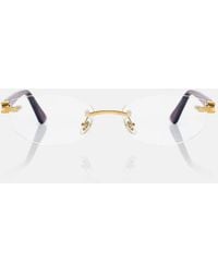 Cartier - Ovale Brille Signature C - Lyst