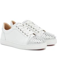 white louboutin trainers