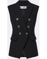Veronica Beard - Miller Double-Breasted Vest - Lyst