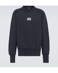 Dolce & Gabbana - Logo Cotton Jersey Sweatshirt - Lyst