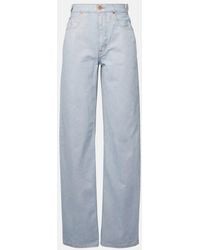 SLVRLAKE Denim - Cassie Wide-Leg Jeans - Lyst