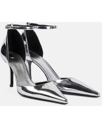 Proenza Schouler - Slash 85 Mirrored Leather Pumps - Lyst