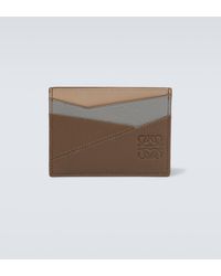 Loewe - Porte-cartes Puzzle en cuir - Lyst