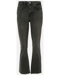 FRAME - Jean Bootcut Le Crop Mini Boot A Taille Haute - Lyst