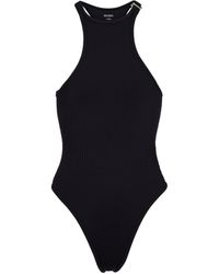 The Attico Racerback Swimsuit - Black