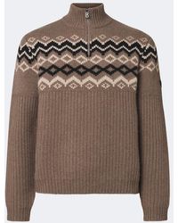 Bogner - Ludi Fair Isle Cashmere Half-Zip Sweater - Lyst