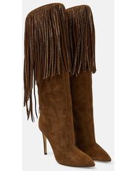 Paris Texas - Bottes En Daim A Ornements - Lyst