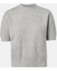 Max Mara - Knitted Wool And Cashmere-Blend T-Shirt - Lyst