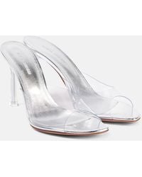AMINA MUADDI - Alexa Glass 95 Pvc Mules - Lyst