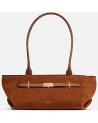 DeMellier - New York Suede Shoulder Bag - Lyst