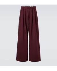 Dries Van Noten - Pantalones Deportivos De Jersey De Algodon - Lyst