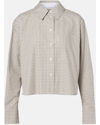 Proenza Schouler - Label Checked Cotton Shirt - Lyst