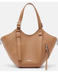 Loewe - Hammock Flip Medium Leather Top-Handle Bag - Lyst