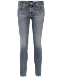 AG Jeans Jeans The Legging Ankle cropped - Blu