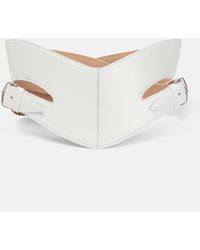 Alaïa - Cut-Out Leather Belt - Lyst