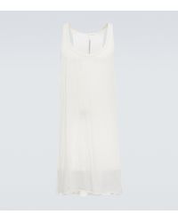 Rick Owens Cotton Tank Top - White