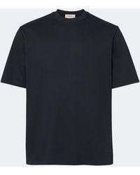 Agnona - Cotton And Silk Jersey T-Shirt - Lyst