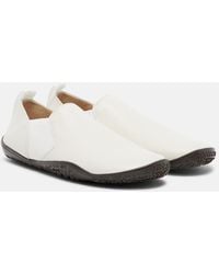 Lemaire - Glove Leather Slip-On Sneakers - Lyst