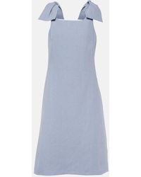 Chloé - Linen Midi Dress - Lyst