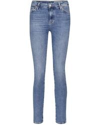 AG Jeans - Mari High-Rise Slim Jeans - Lyst