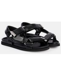 The Attico - Salinas Leather Sandals - Lyst