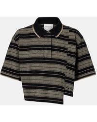 Isabel Marant - Cropped-Polohemd Isalyne Aus Baumwolle - Lyst