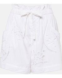 Isabel Marant - Short Hidea a broderies anglaises - Lyst