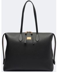 Dolce & Gabbana - Vittoria Large Leather Tote Bag - Lyst