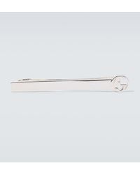 Gucci - Interlocking G 925 Sterling Tie Bar - Lyst