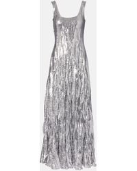 Marmar Halim - Sequined Silk-Blend Gown - Lyst