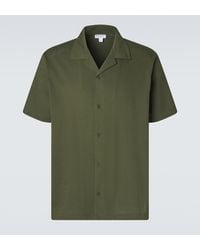 Sunspel - Riviera Cotton Mesh Polo Shirt - Lyst